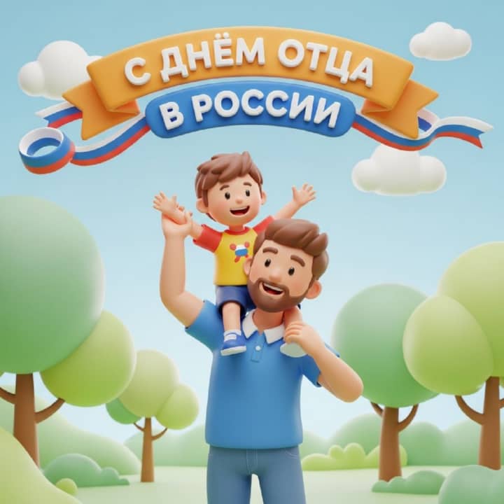 день отца в России, открытка №15