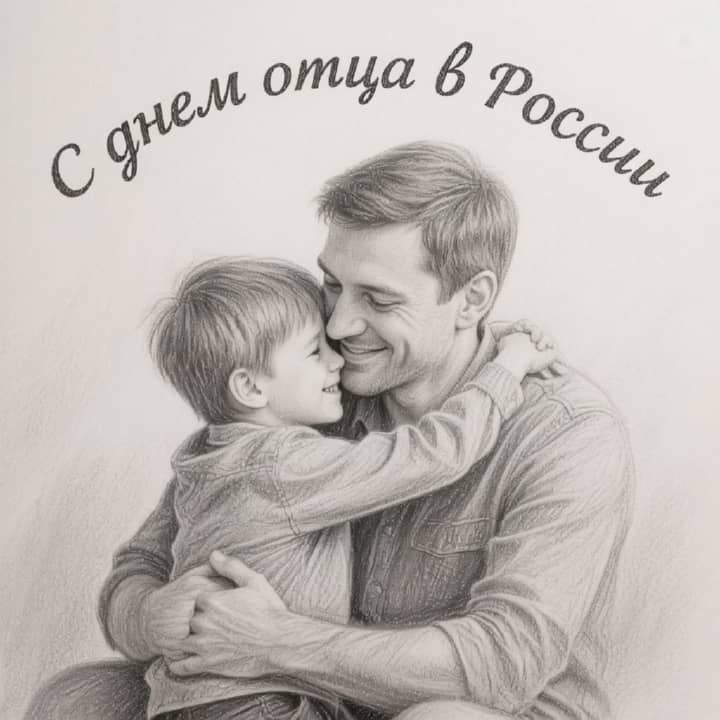день отца в России, открытка №21