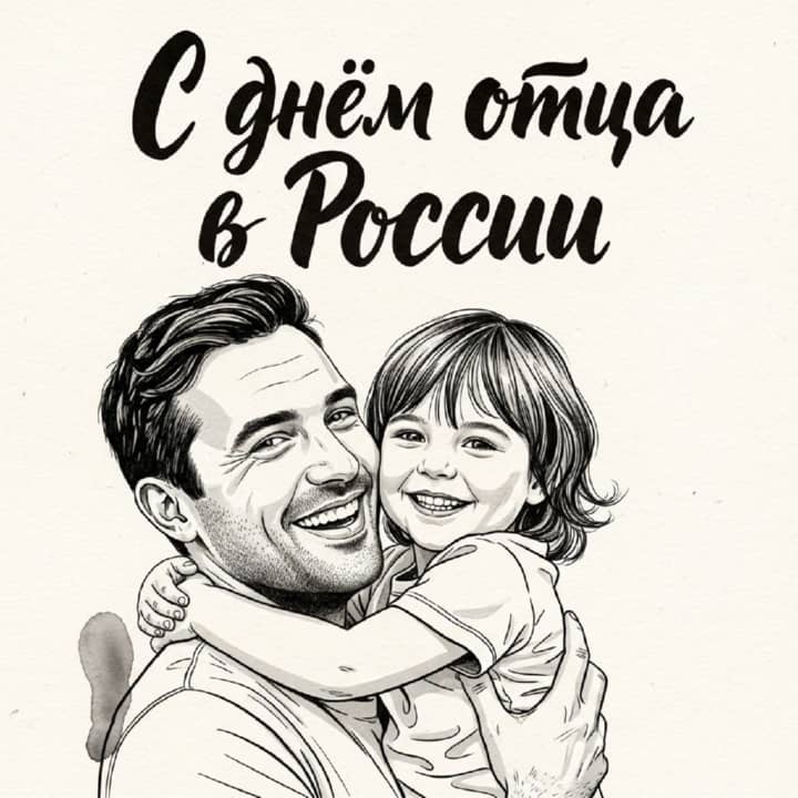 день отца в России, открытка №22