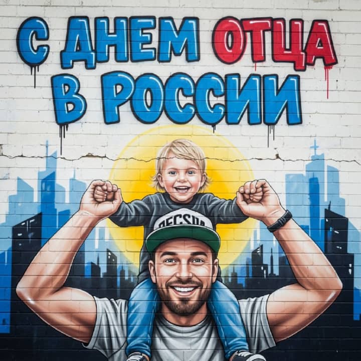 день отца в России, открытка №23