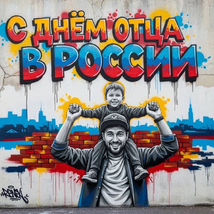день отца в России, открытка №24