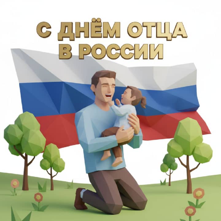 день отца в России, открытка №25