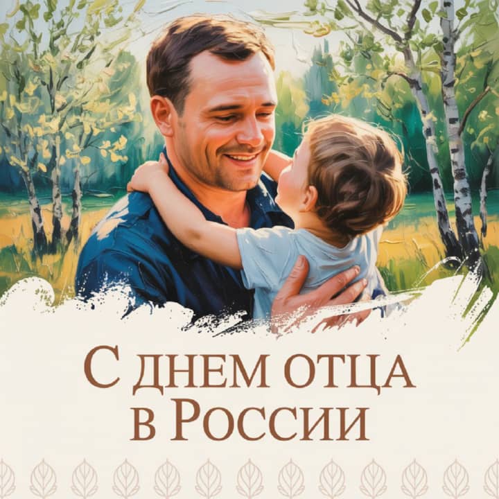 день отца в России, открытка №26