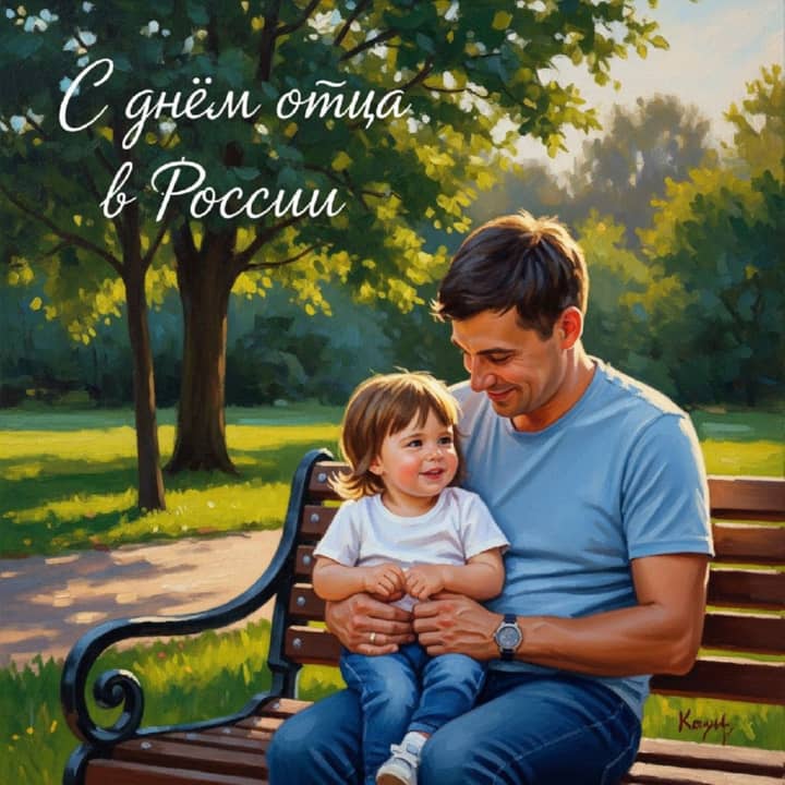 день отца в России, открытка №27