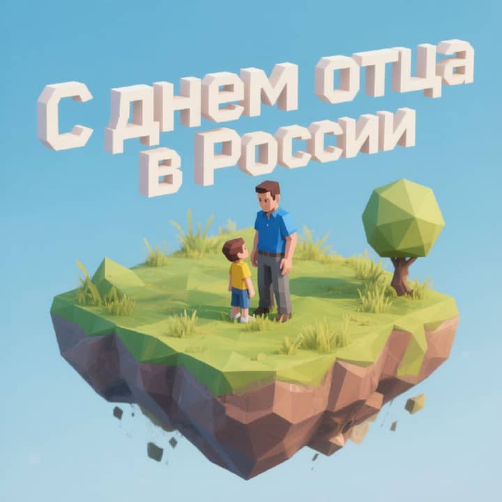 день отца в России, открытка №28