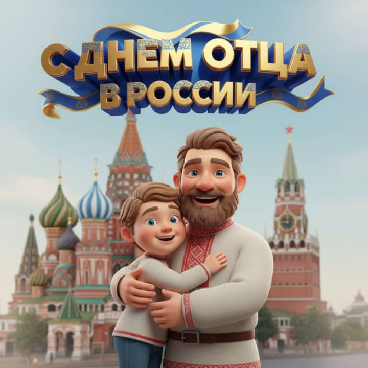 день отца в России, открытка №33