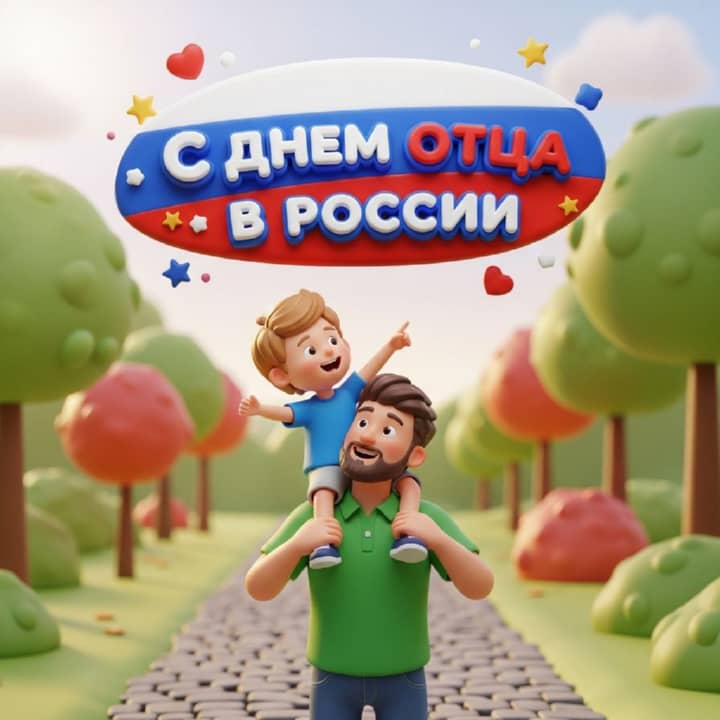 день отца в России, открытка №38