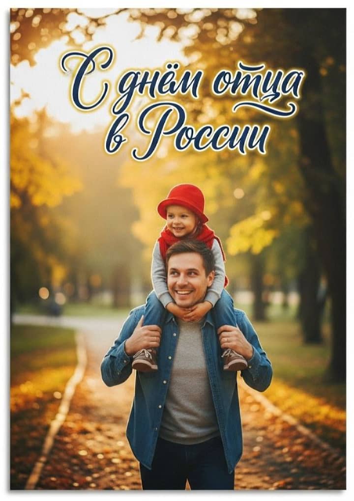 день отца в России, открытка №40