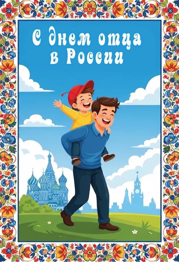 день отца в России, открытка №42