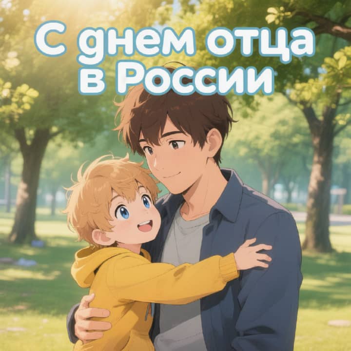 день отца в России, открытка №5