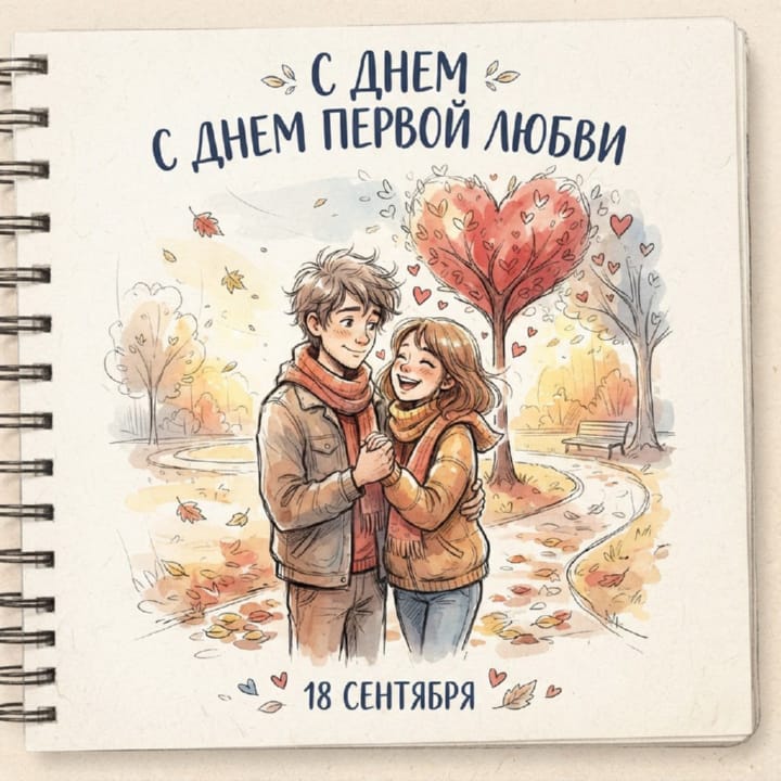день первой любви, открытка №15