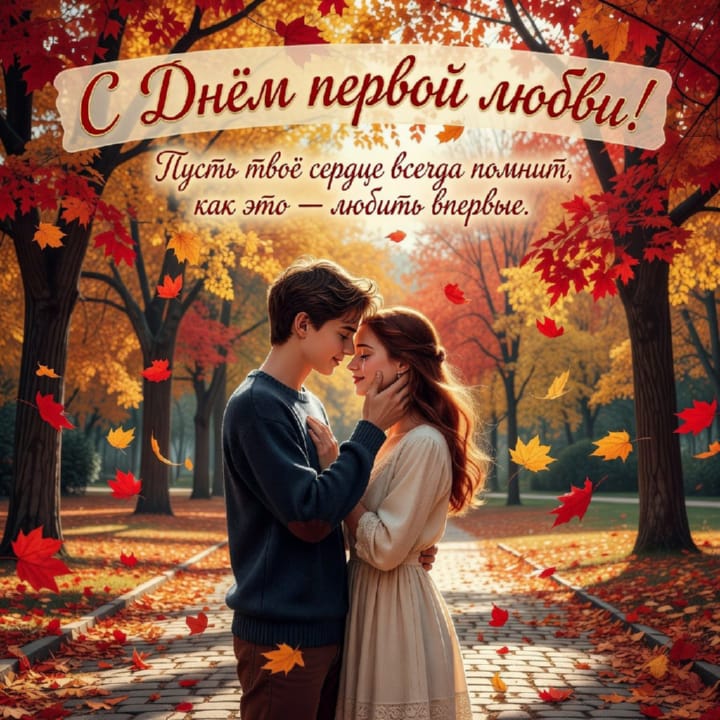 день первой любви, открытка №2