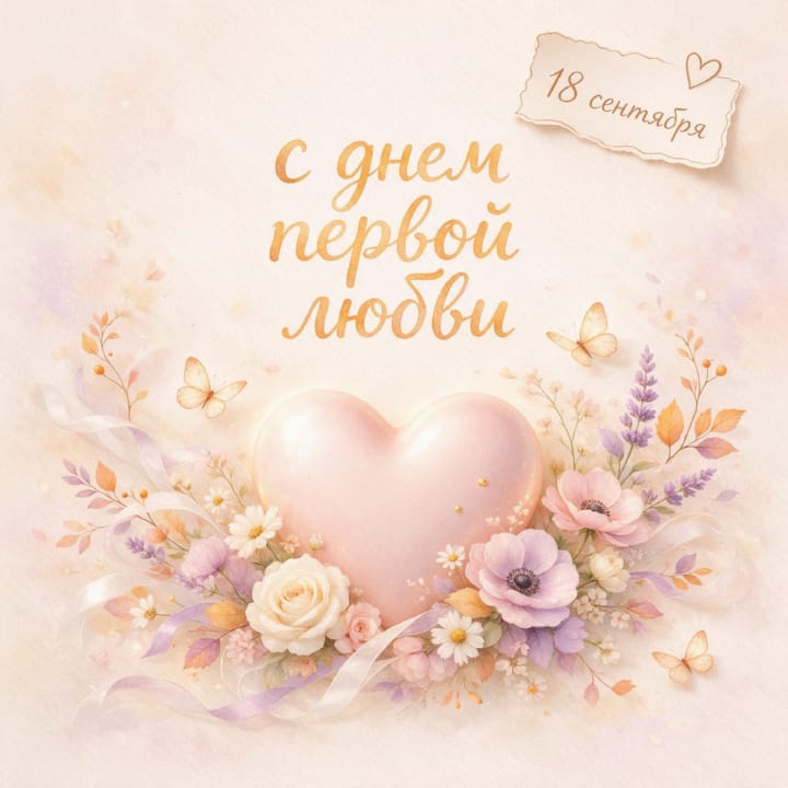 день первой любви, открытка №21