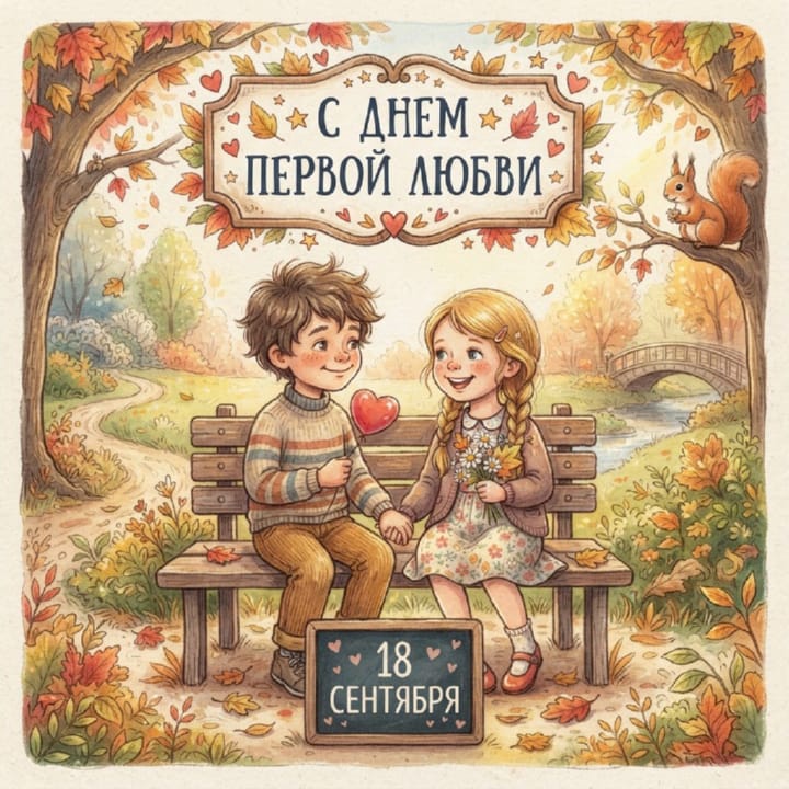 день первой любви, открытка №24