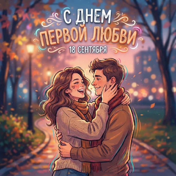 день первой любви, открытка №26