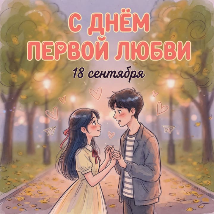 день первой любви, открытка №34