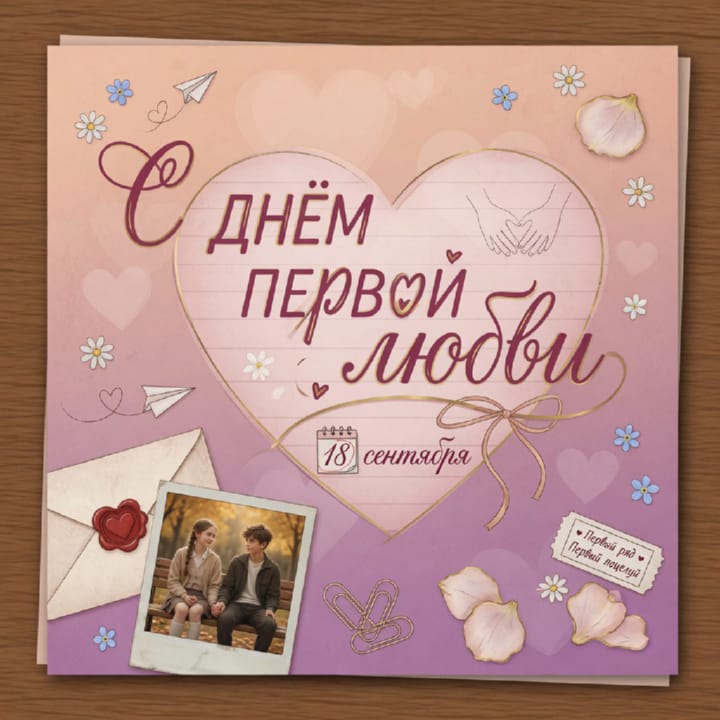день первой любви, открытка №38
