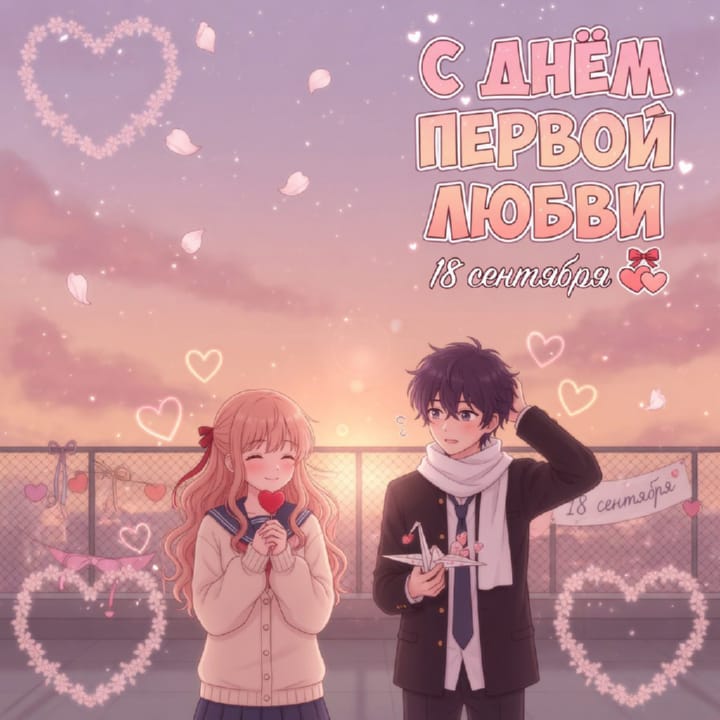день первой любви, открытка №43
