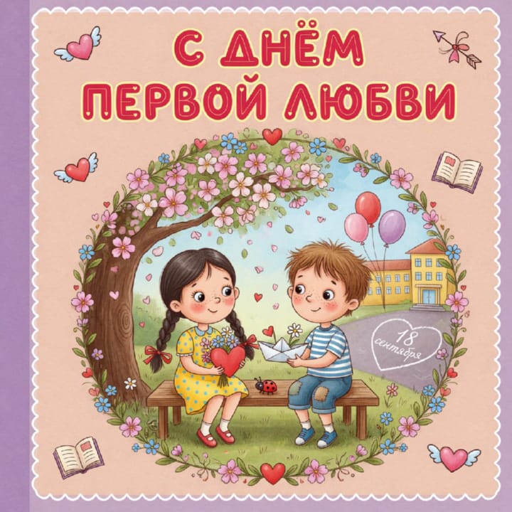 день первой любви, открытка №44