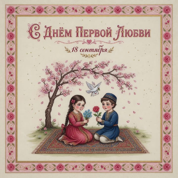день первой любви, открытка №45