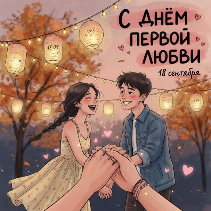 день первой любви, открытка №46