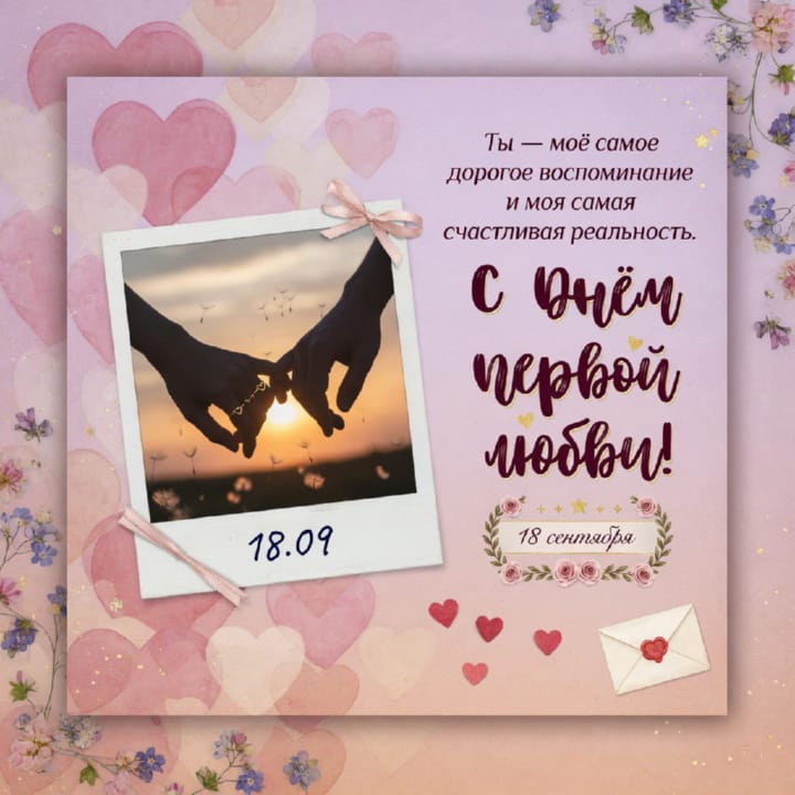 день первой любви, открытка №51