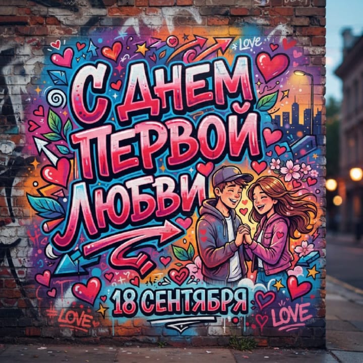 день первой любви, открытка №6