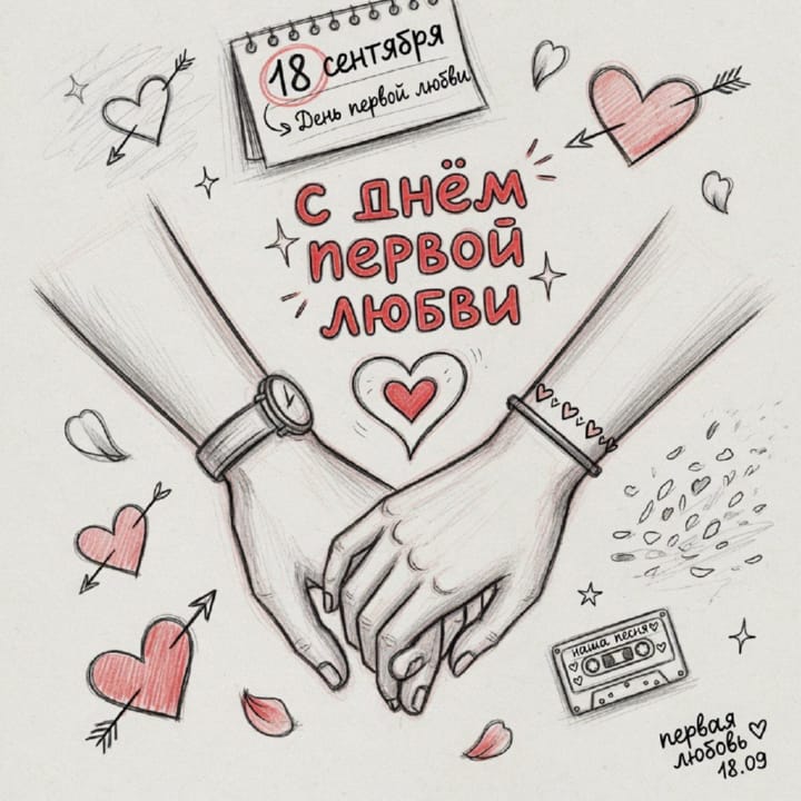 день первой любви, открытка №7