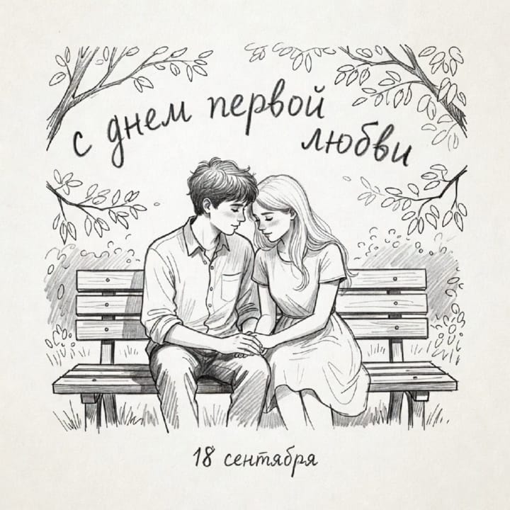 день первой любви, открытка №8