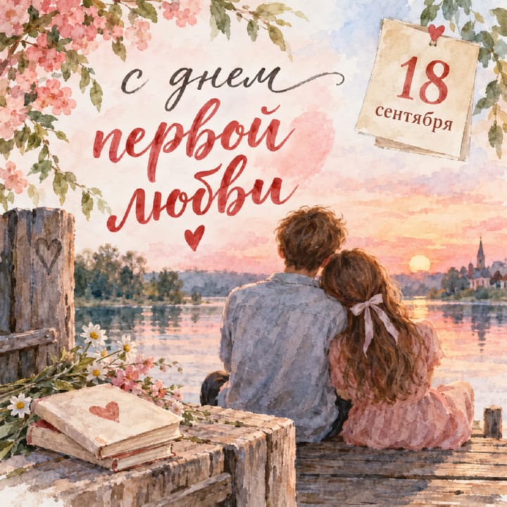 день первой любви, открытка №9