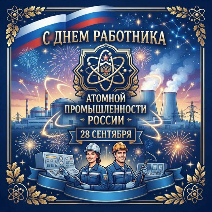 день атомной промышленности, открытка №10
