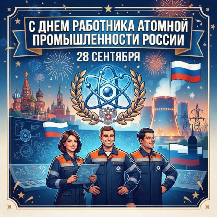 день атомной промышленности, открытка №16
