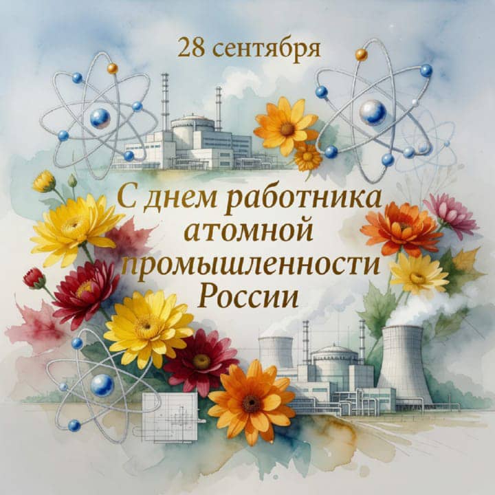 день атомной промышленности, открытка №18