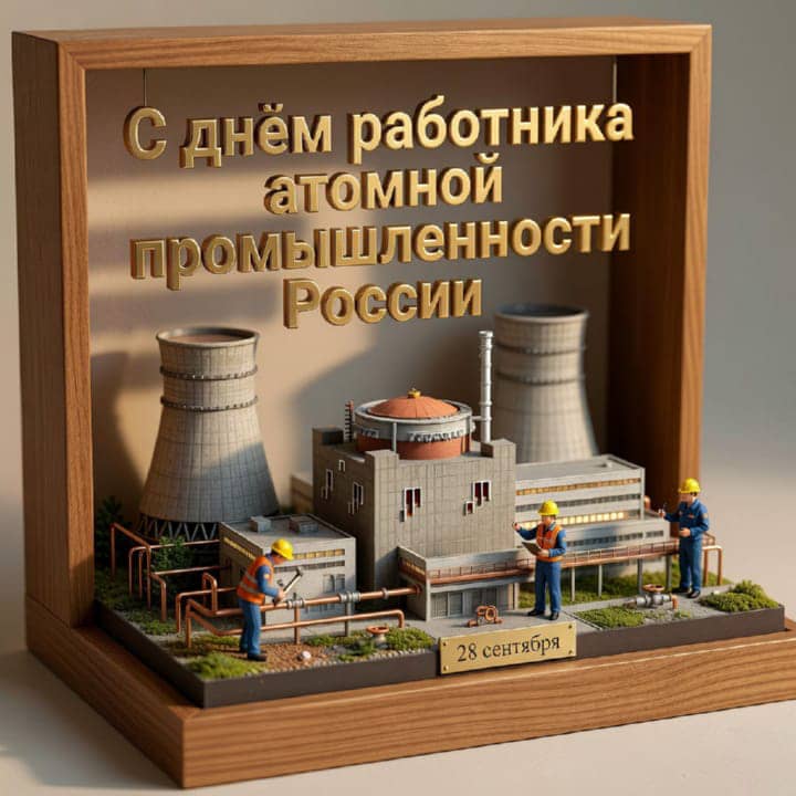день атомной промышленности, открытка №19