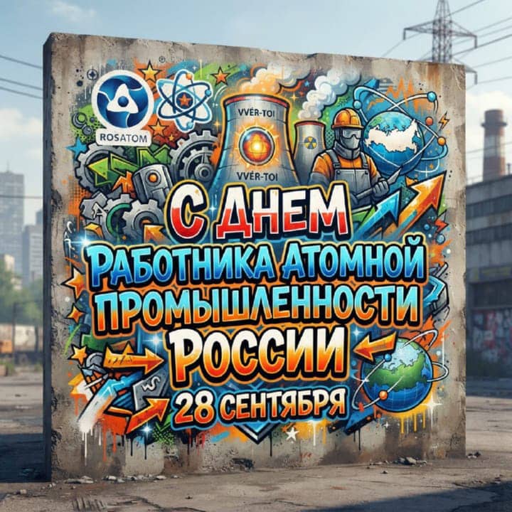 день атомной промышленности, открытка №29