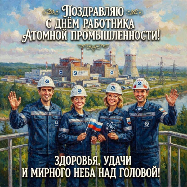 день атомной промышленности, открытка №31