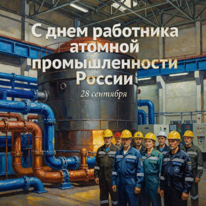 день атомной промышленности, открытка №35