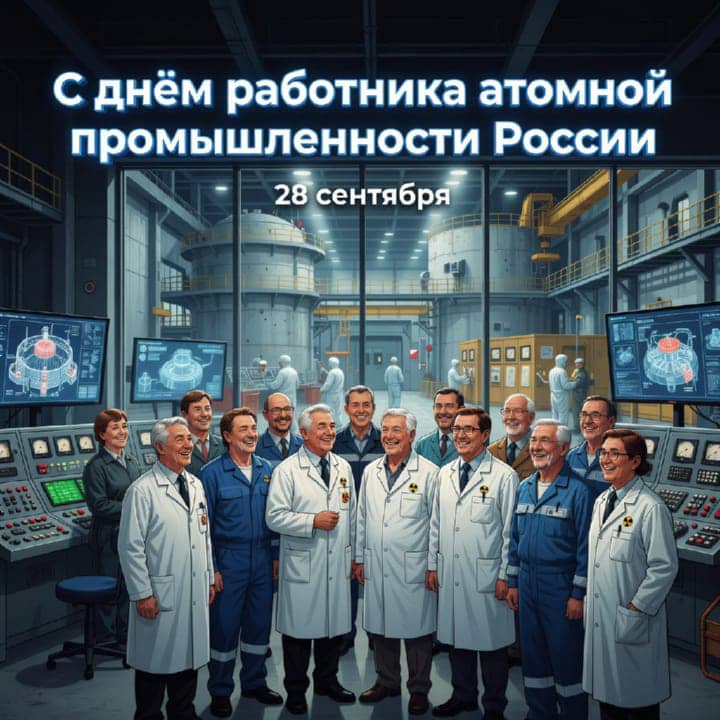 день атомной промышленности, открытка №36