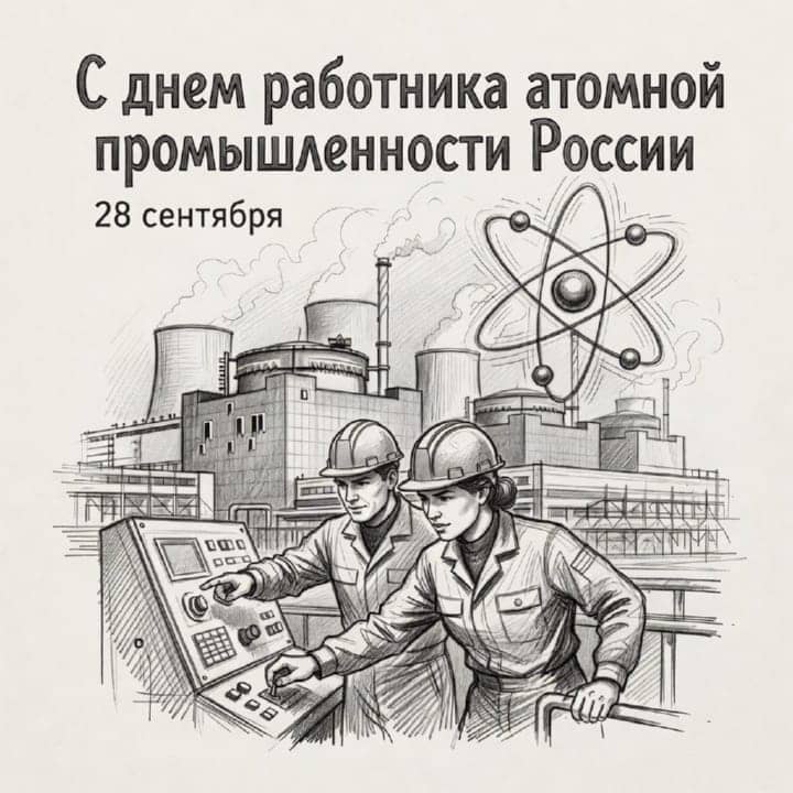 день атомной промышленности, открытка №38