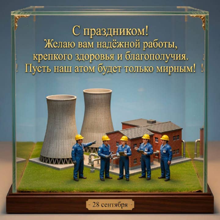день атомной промышленности, открытка №40