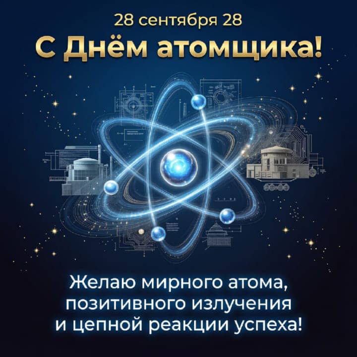 день атомной промышленности, открытка №41