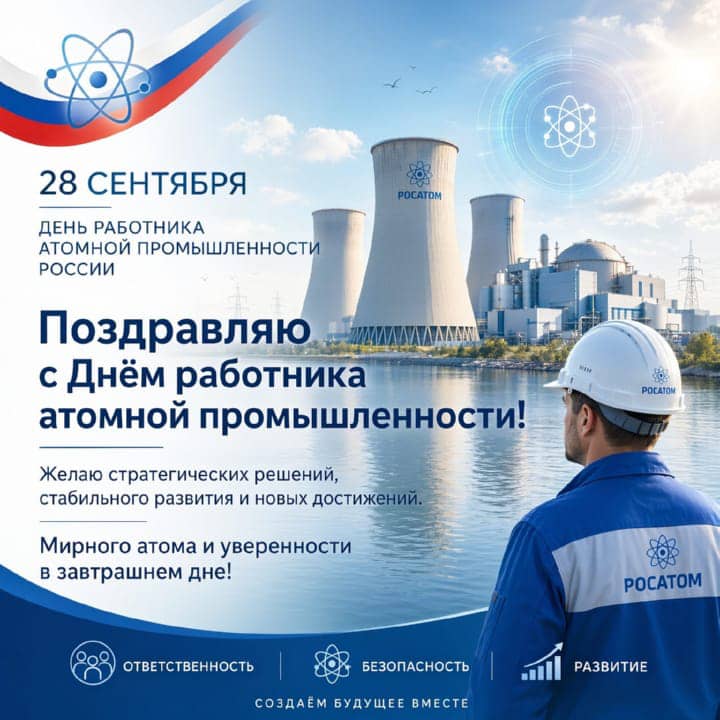 день атомной промышленности, открытка №43