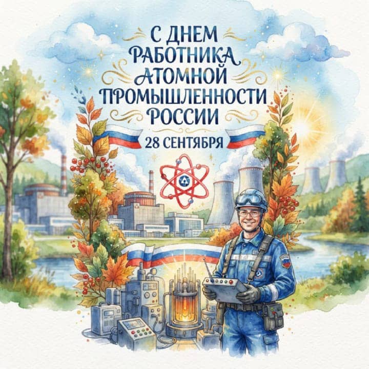 день атомной промышленности, открытка №5