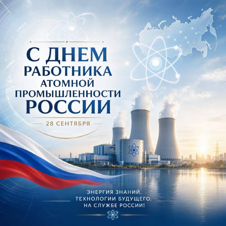 день атомной промышленности, открытка №9