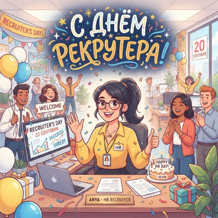 день рекрутера России, открытка №14