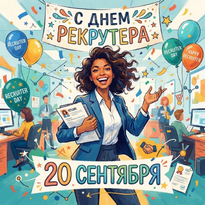 день рекрутера России, открытка №15