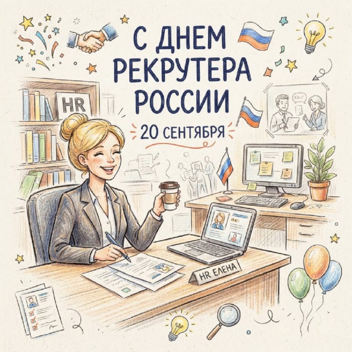 день рекрутера России, открытка №17