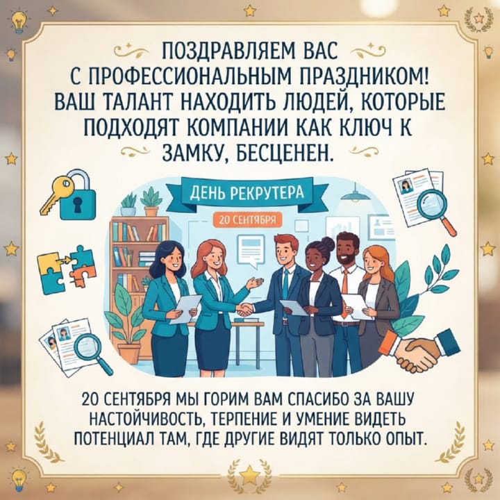 день рекрутера России, открытка №19