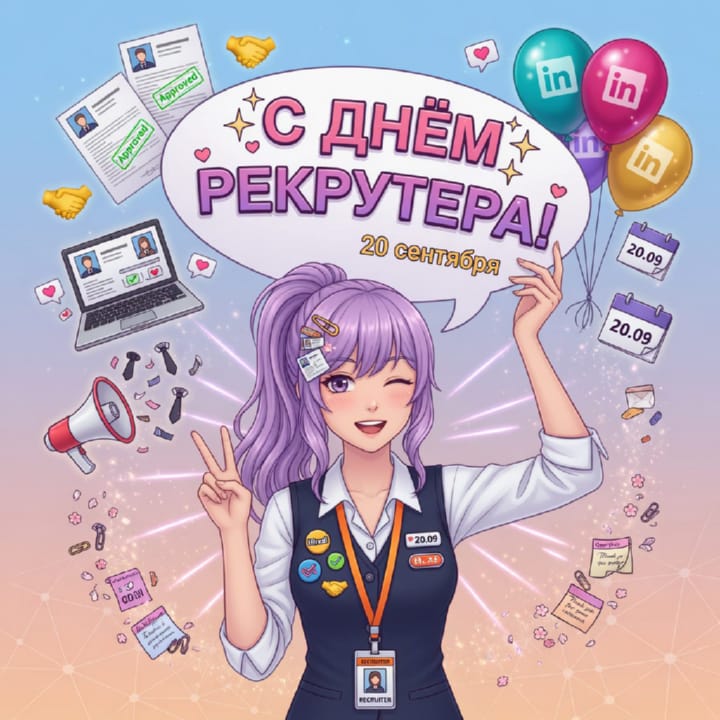 день рекрутера России, открытка №24