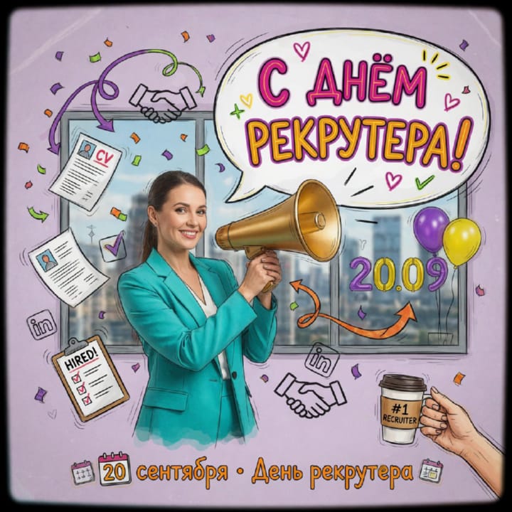 день рекрутера России, открытка №26